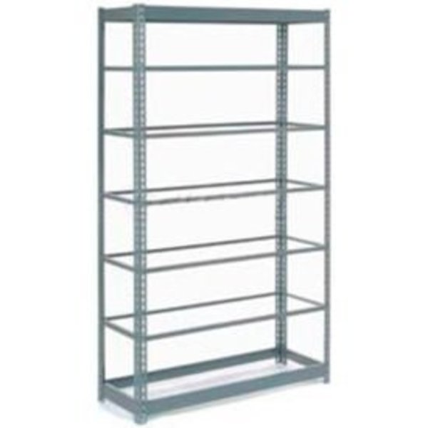 Global Equipment Heavy Duty Shelving 48"W x 18"D x 96"H With 7 Shelves - No Deck - Gray 255554